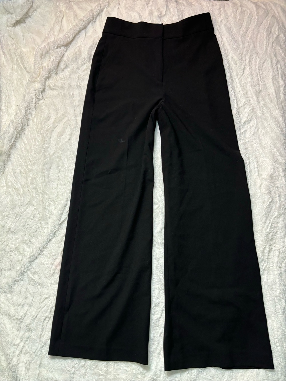 NWT Halogen Nordstrom Black Dress Pants Size 10 Wide Leg New